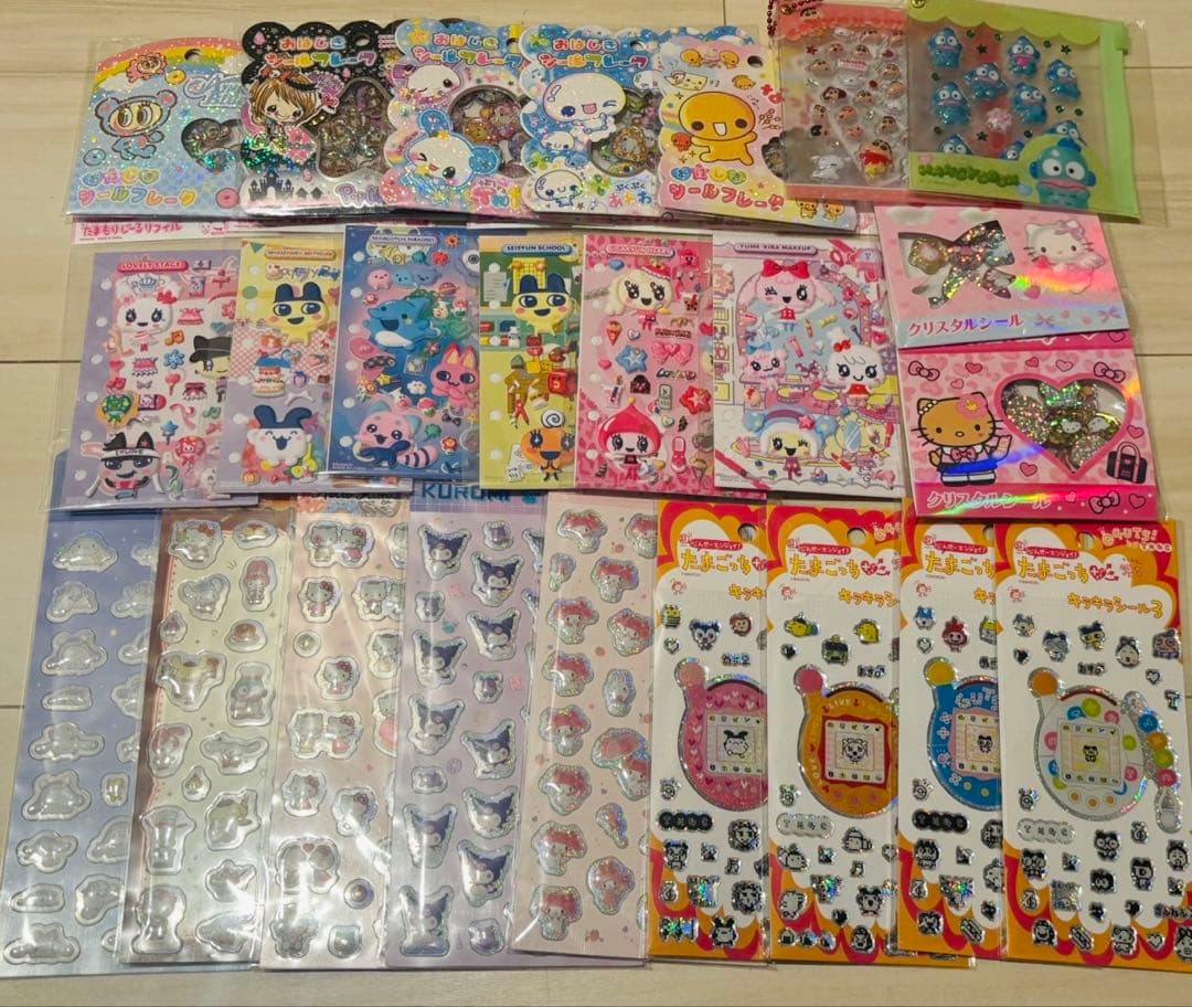 新品　ボンボンドロップシール　サンリオ　たまごっち　国内正規品　133枚セット