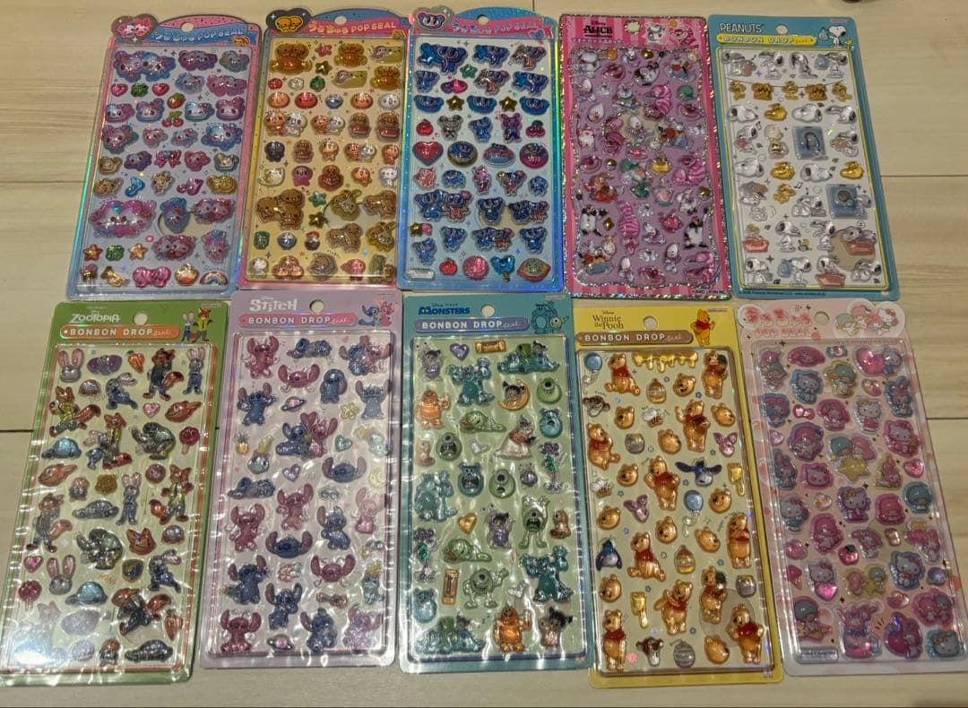 新品　ボンボンドロップシール　サンリオ　たまごっち　国内正規品　133枚セット