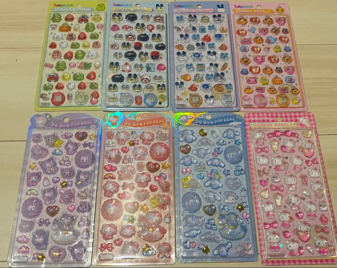 新品　ボンボンドロップシール　サンリオ　たまごっち　国内正規品　133枚セット