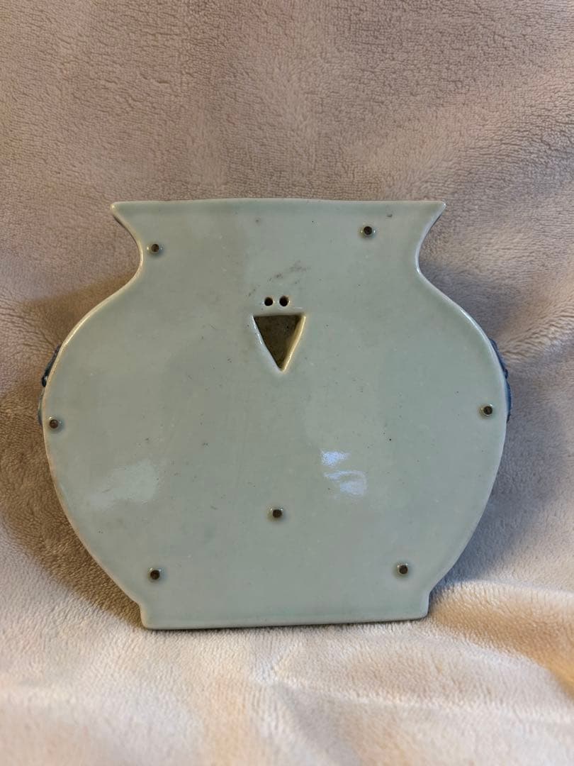 希少 大清道光年製 手描 粉彩 牡丹双鳥図 壁瓶 中国古美術 古玩 - メルカリ