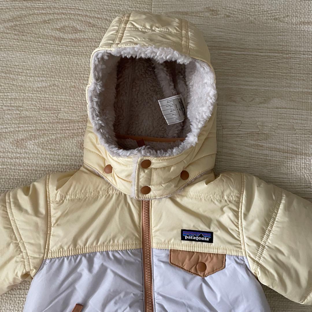 試着のみ パタゴニア ベビー リバーシブル トリブルズ フーディ 4T