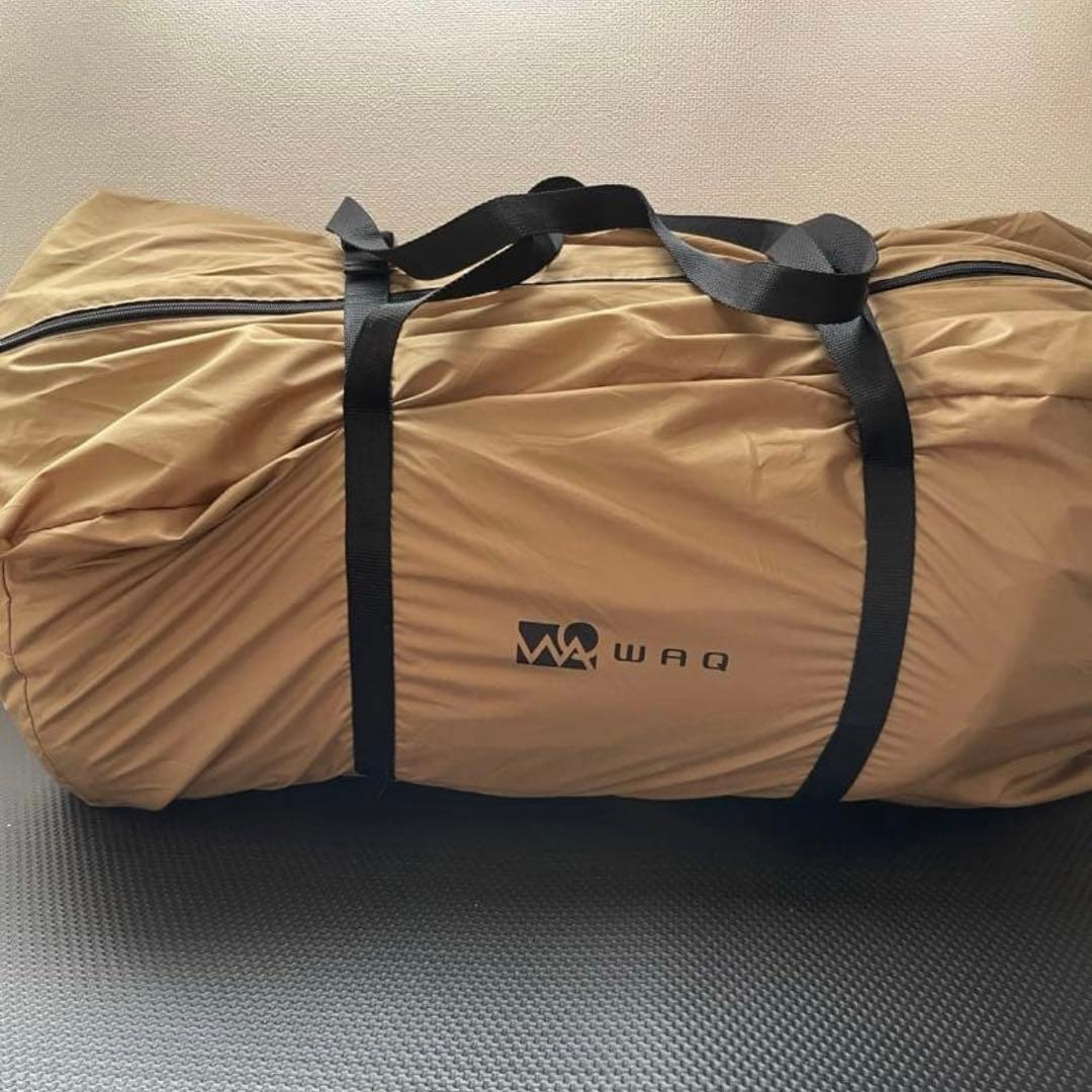 美品】 WAQ インフレーターマット 10cm タン ダブルサイズ - メルカリ