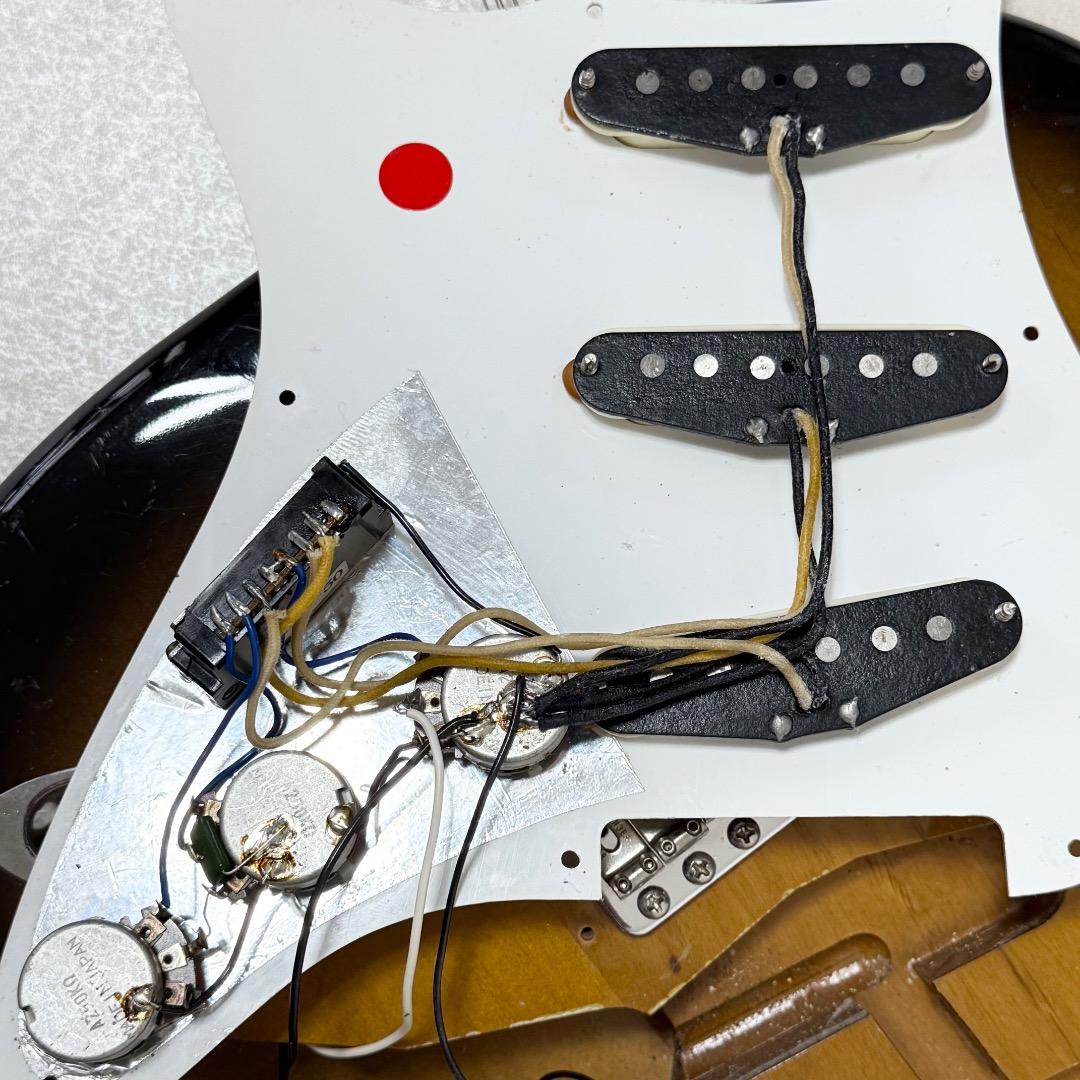 コンポーネント ストラトキャスター タイプ Fender テキサス PU搭載