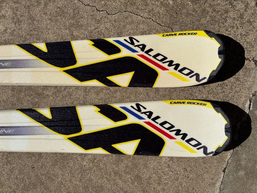 Salomon G KART 162cm スキーセット ストック付き - メルカリ