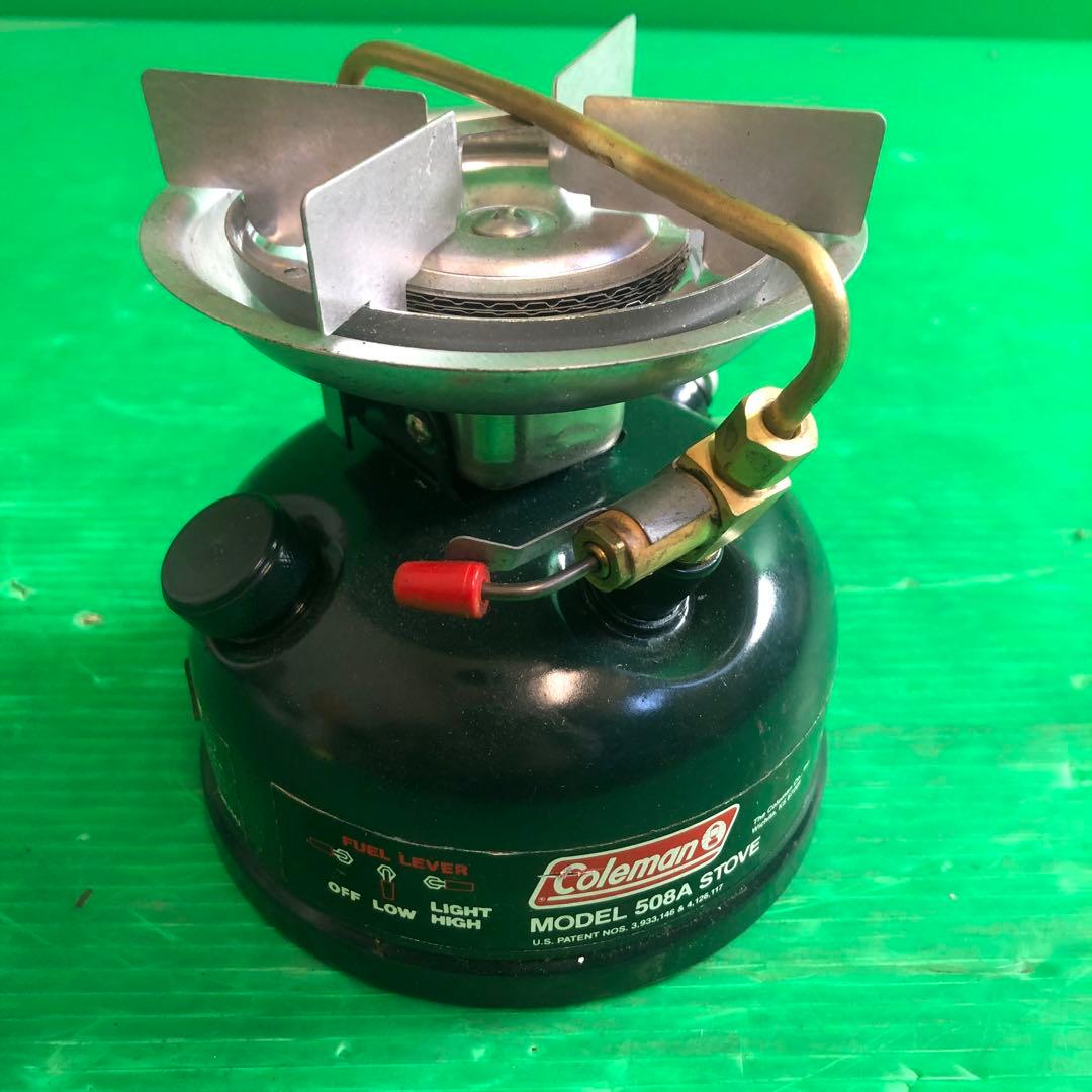 COLEMAN シングルバーナーコンロ 508A 動作未確認 現状渡し - メルカリ