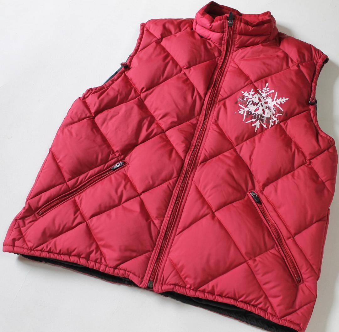 極美品5.9万円）papas パパス スノーマンダウンベスト キルティング