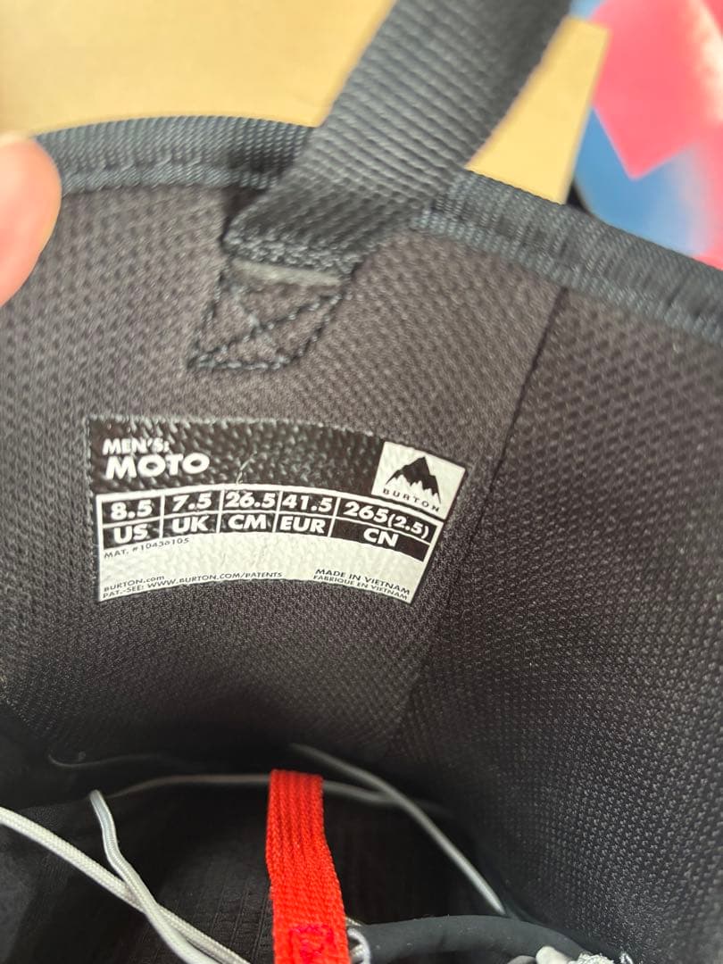 Burton MOTO ブラック スノーボードブーツ 26.5cm