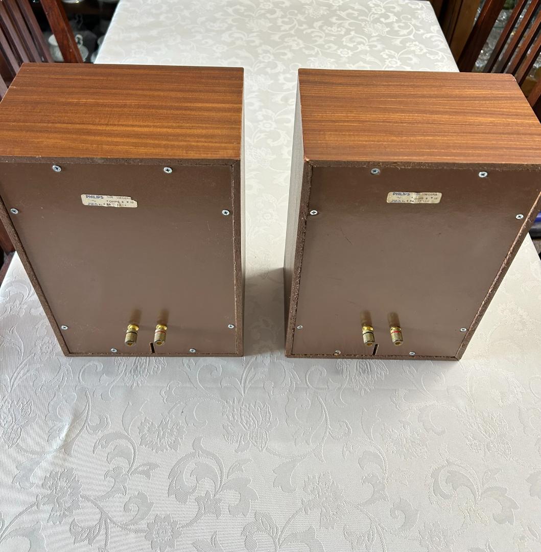 フィリップスPHILIPSオリジナル1970年代 スピーカー ペア美品 - メルカリ