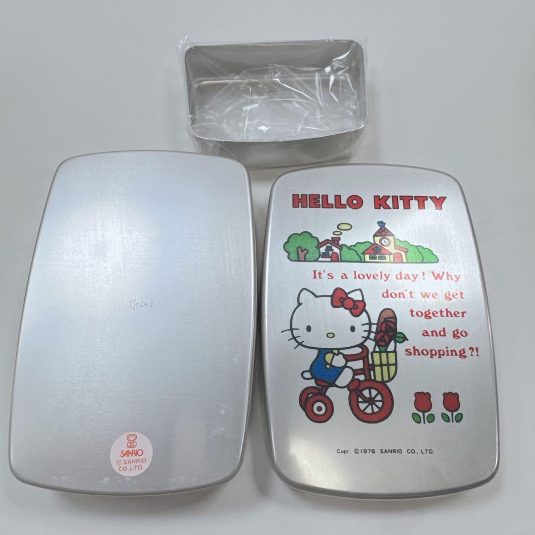 k2108 HELLOKITTY ハローキティ　アルミ弁当 昭和レトロ
