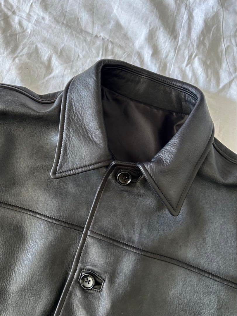 Waterproof Calf Leather Car Coat ovy - メルカリ