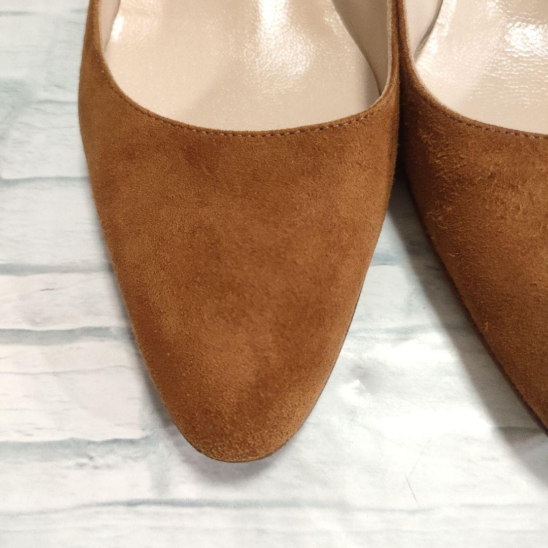 箱保存袋付き美品✨マノロブラニク リストニー スウェード ブラウン 35