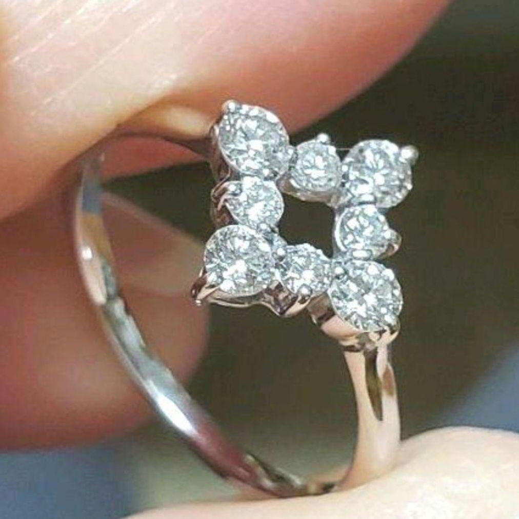 １点物♪　K18WG　0.3ct　ダイヤリング　5号