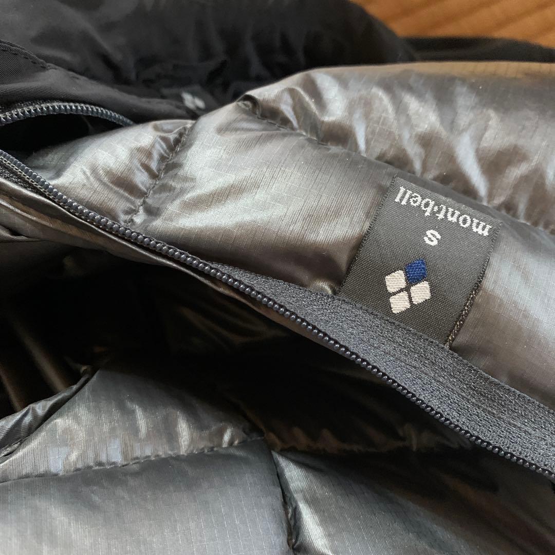 美品 廃盤 モンベル インナーダウン ステンカラーコート メンズ S