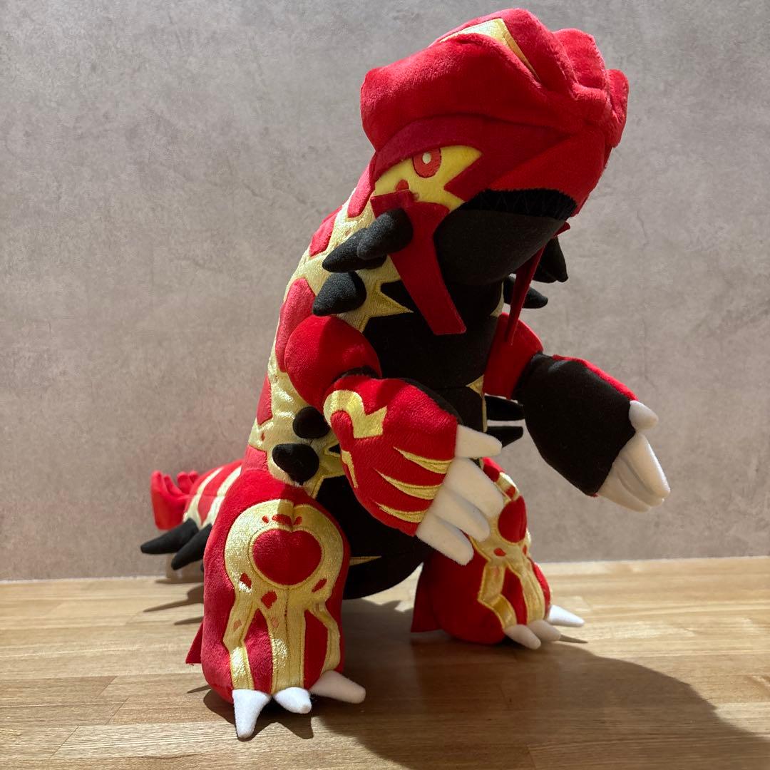 【廃盤/2014年/一点もの】ゲンシグラードン　ゲンシカイオーガ　ぬいぐるみ