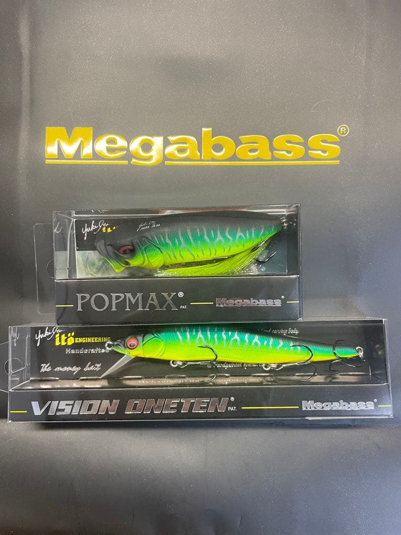ルアー・フライ VISION ONETEN & POP MAX switch Tiger リスペクトカラー第4弾赤虎 期間限定完全受注生産 | Megabass