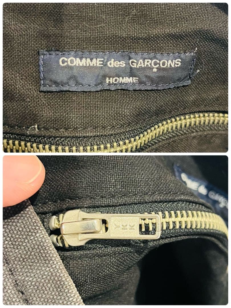 希少! コムデギャルソン・オム キャンバストートバッグ ワッペン