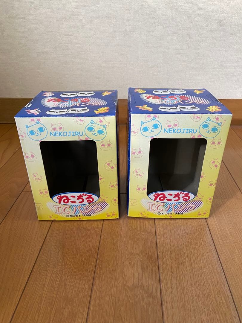 ねこぢる icバンク ソフビ　貯金箱　2体セット　大和堂　ねこぢるうどん