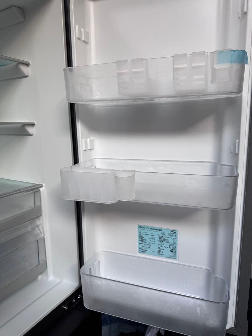 AQUA 冷蔵庫 木目調 TZ51J 製氷機未使用 - メルカリ