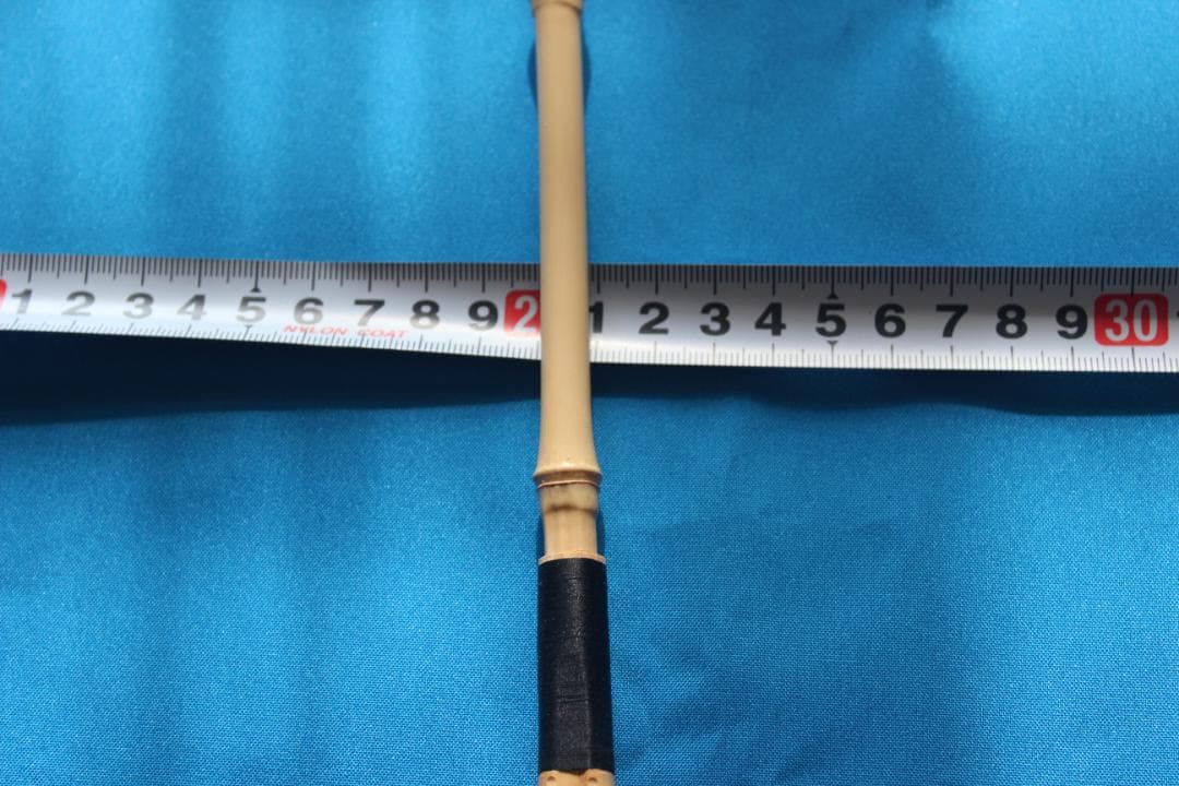 RNO82 和竿 3本繋ぎ布袋竹 タナゴ 小魚用竿 半製品 後