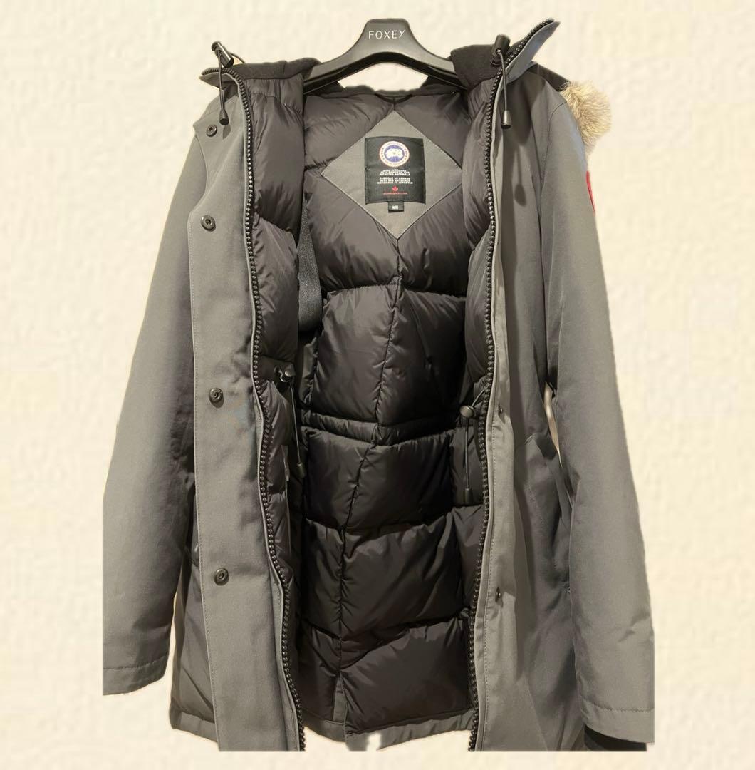 カナダグース ダウン グレー M 美品 グラファイト ファー モッズコート