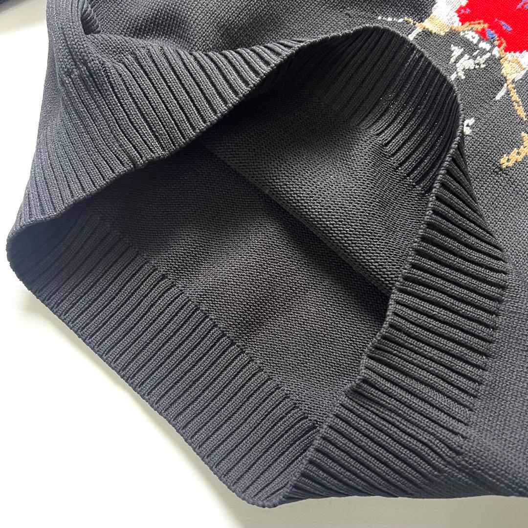 Pearly Gates パーリーゲイツ ラビット うさぎ ニット セーター 黒