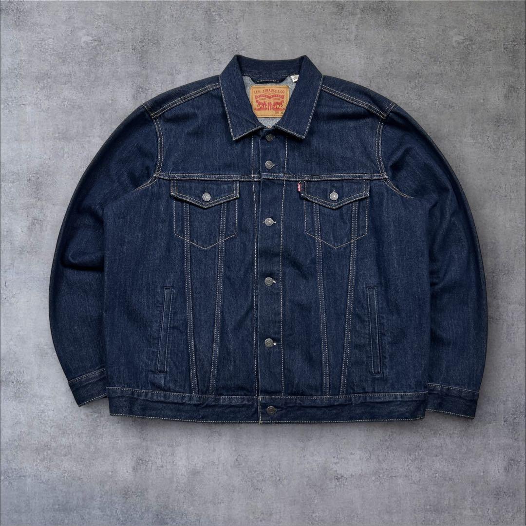 未使用級 リーバイス 70506型 濃紺 トラッカージャケット XL ポケ付