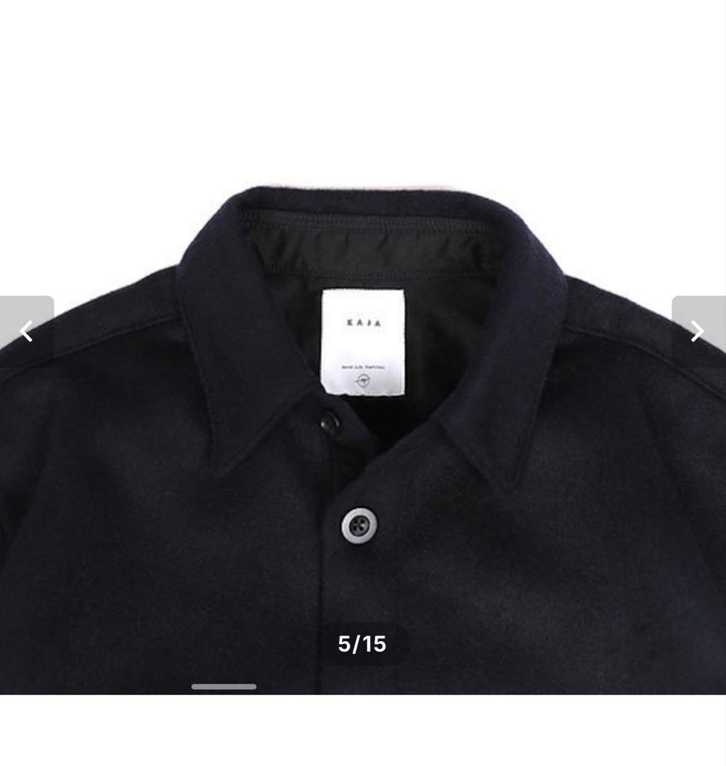 KAJA RE:NEWOOL CPO JACKET navy - トップス新品