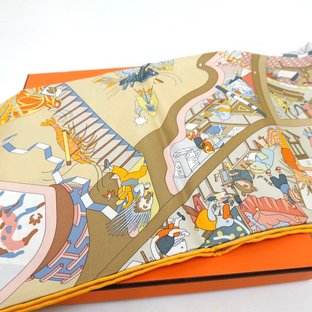 エルメス カレ90 アカデミア・イピカ スカーフ シルクツイル - メルカリ