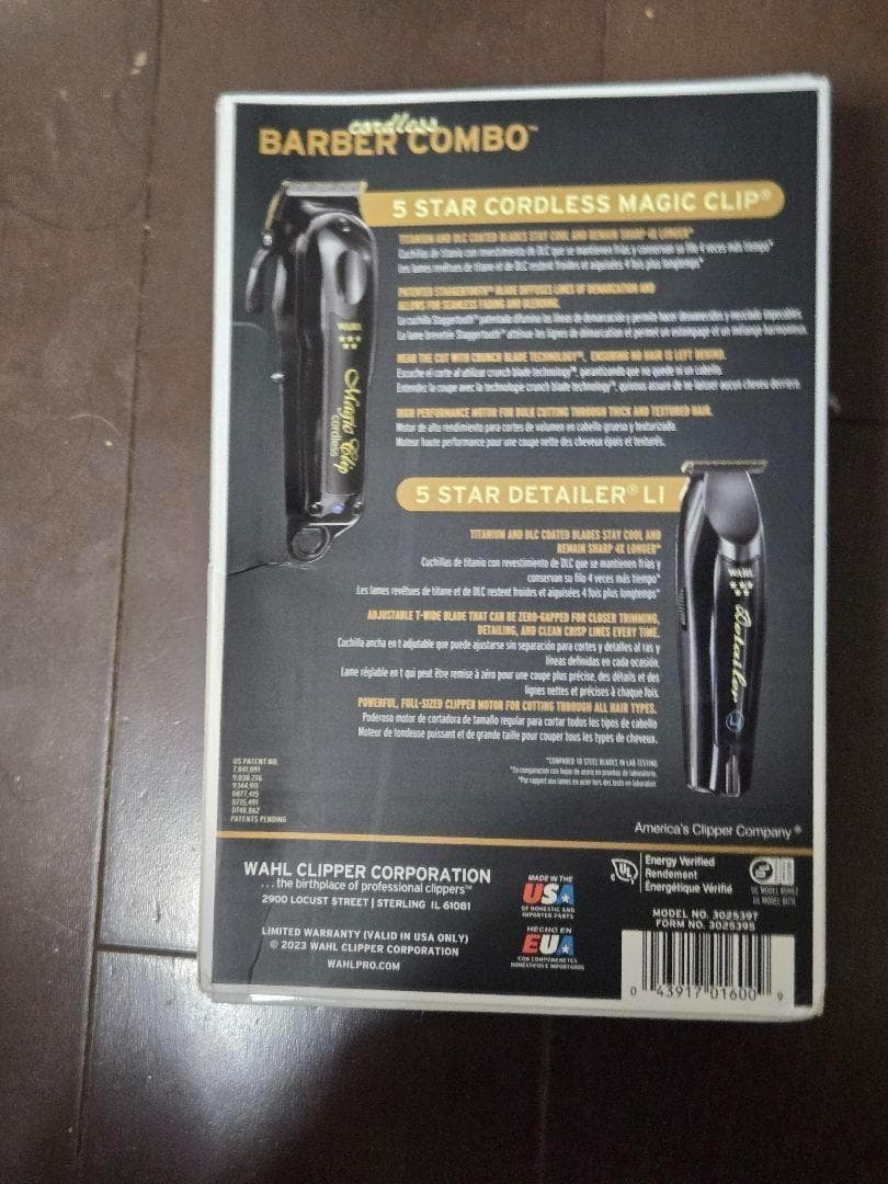 WAHL MagicClip Clipper&Detailerのセット@㉝2。@