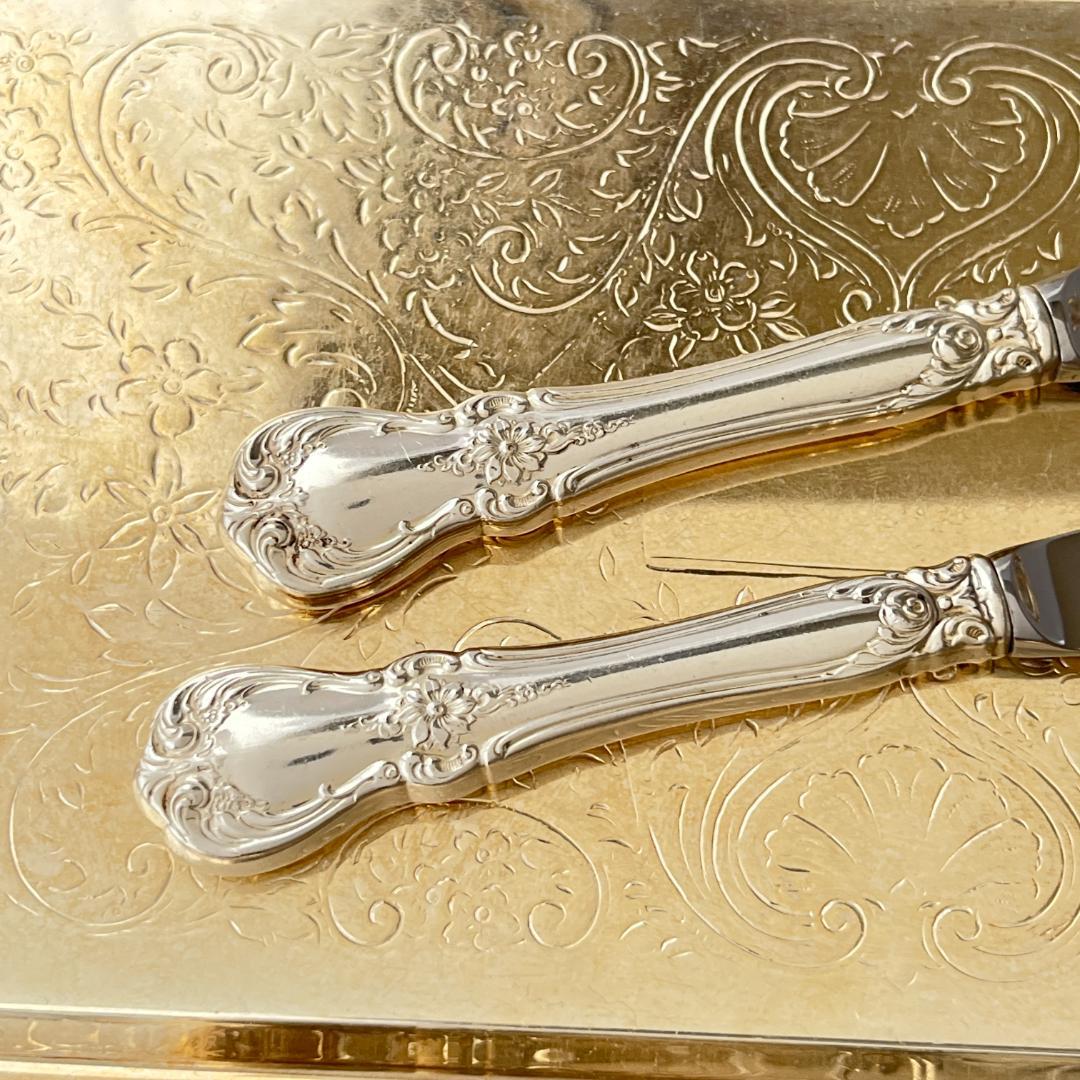 TOWLE】 バターナイフ 2本【純銀ハンドル】 OLD MASTER - メルカリ