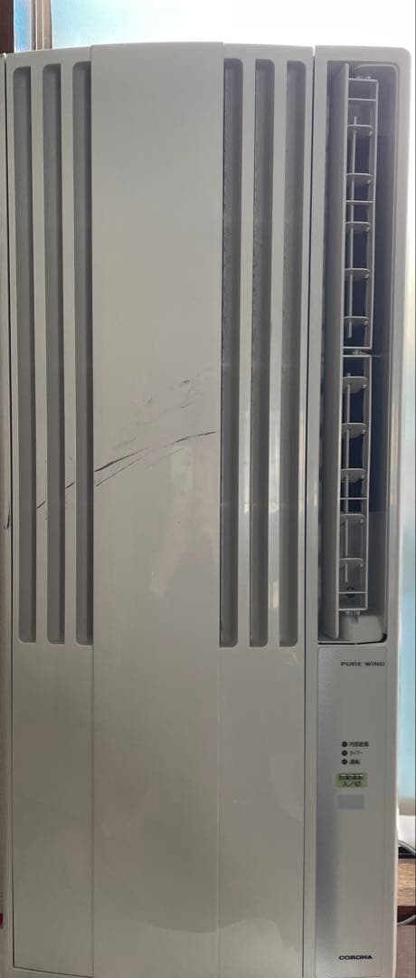 CORONA 窓用エアコン　箱無し (手渡し限定) Amazon | 【工事不要】 CORONA(コロナ) ウインドエアコン (冷房専用