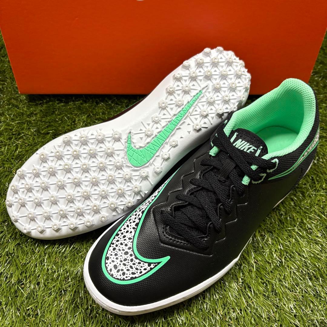 シューズ NIKE Hypervenom X PRO TF Nike HypervenomX Pro TF Black/White/Green Glow