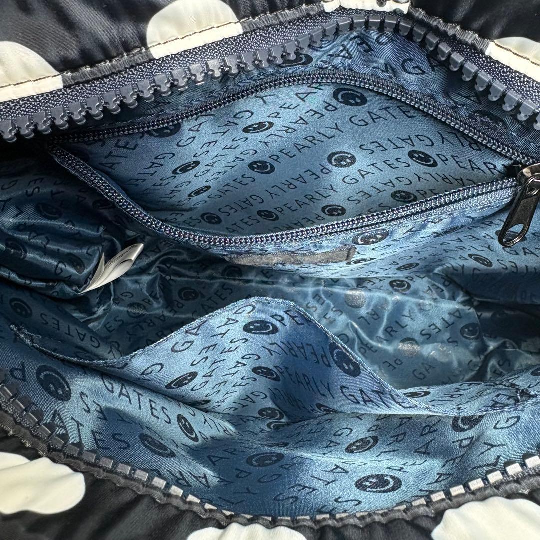 極美品】 PEARLY GATES ドット柄 カートバッグ ラウンドバッグ - メルカリ