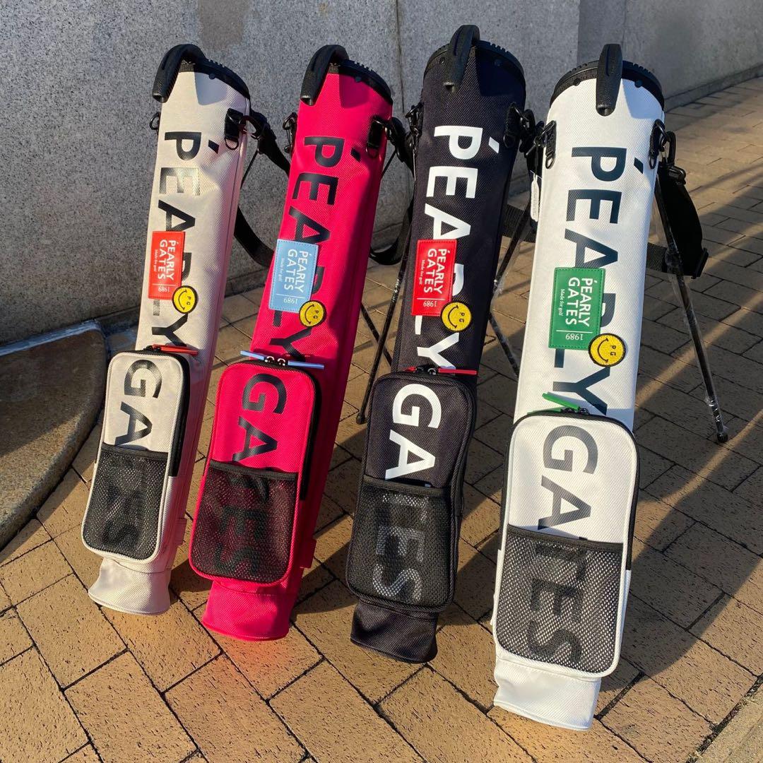 PEARLY GATES ゴルフバッグ スタンド付き【ブラック】 - メルカリ