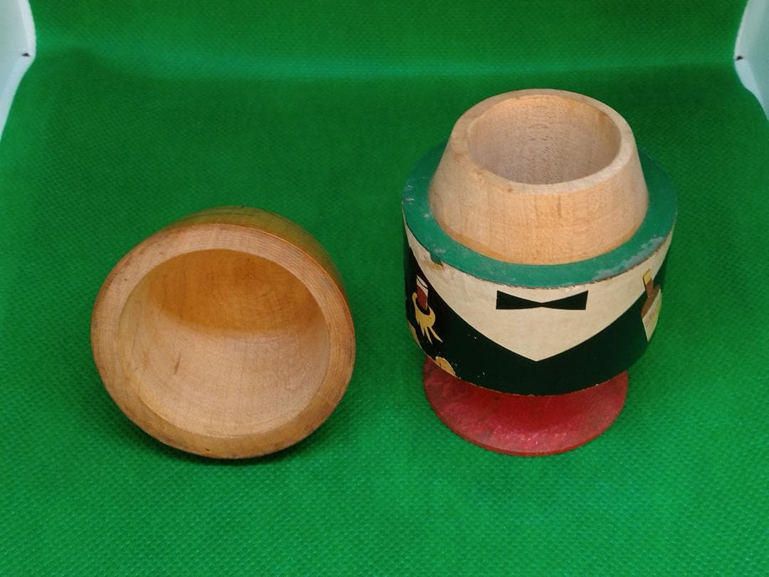 ◆最終値下げ！　希少！　アンクルトリス　木製楊枝入れ