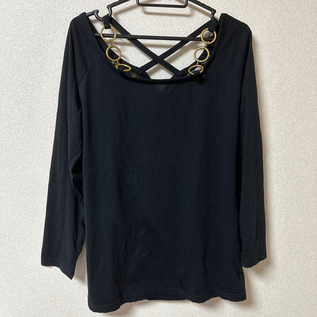 新品】バックレースリングトップス ギャル d.i.a.系 平成 露出 エロ