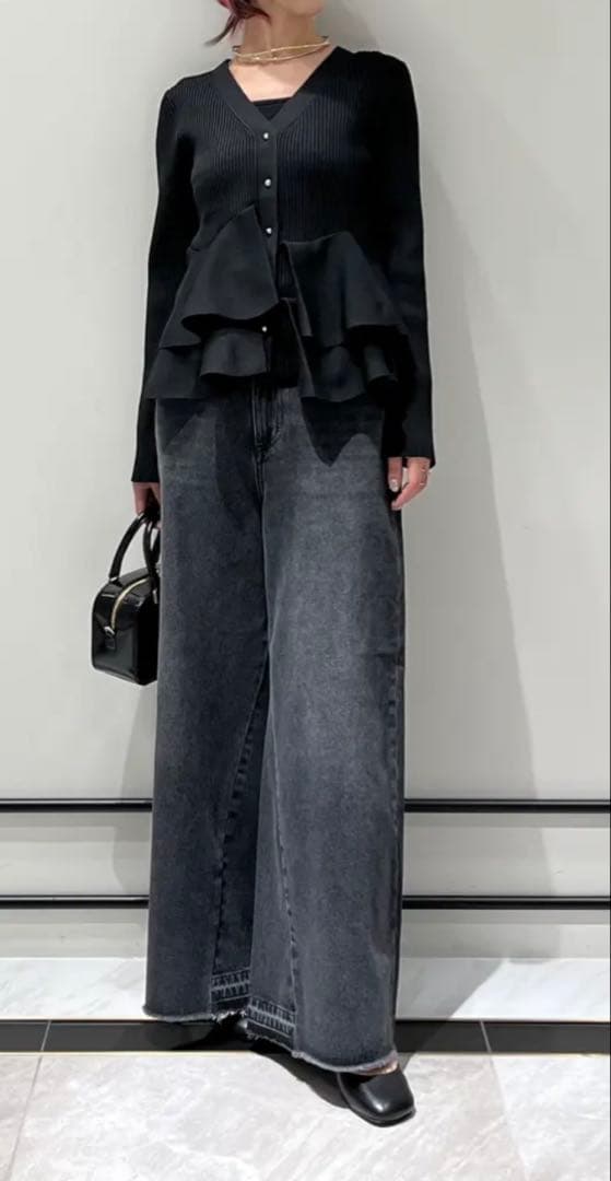 ☆hazhaz☆《タグ付き》グレースコンチネンタル バギーデニム 36