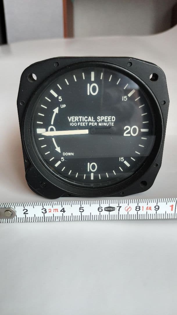 航空計器　昇降計 Amazon | 航空計器 昇降計 （3000FT/MIN） 3-1/8