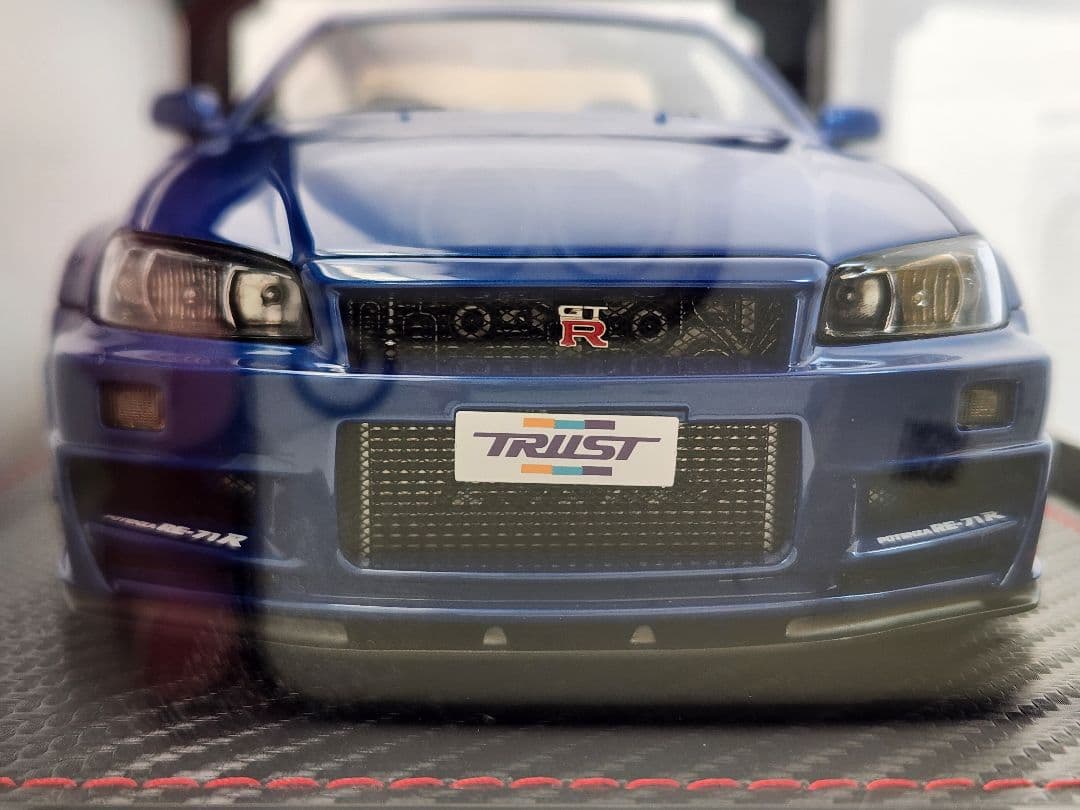イグニッションモデル1/18TRUST.Greddy34RXエンジン付属