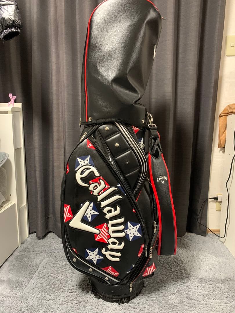 激レア Callaway キャディバッグ 黒/赤 星デザイン - メルカリ