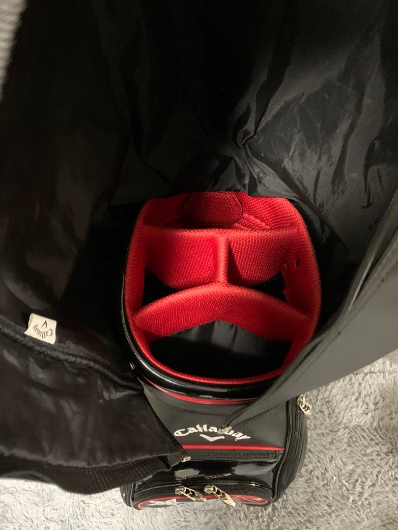激レア Callaway キャディバッグ 黒/赤 星デザイン - メルカリ
