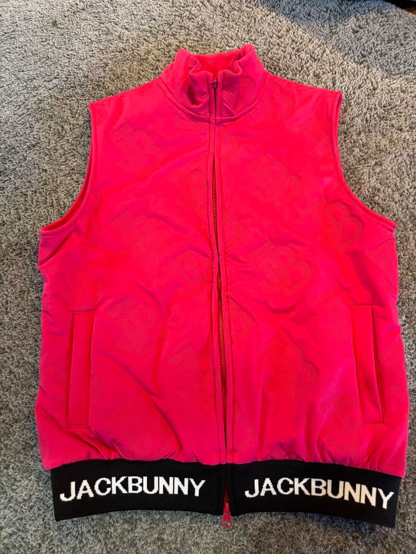 JACKBUNNY ピンクベスト ジッパー付き JACKBUNNY ピンクベスト ジッパー付き - レディースウェア一 番 安い 通販