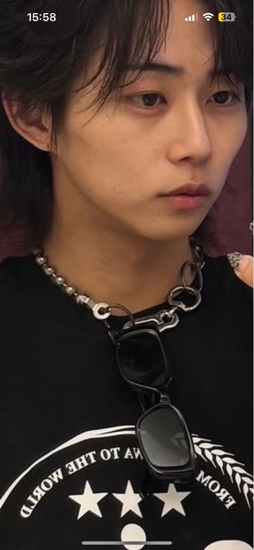 takato着用似】MARTINE ALI シルバーボールチェーンチョーカー - メルカリ