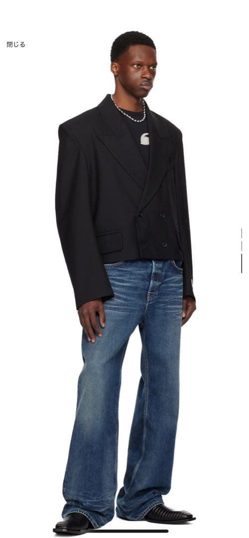 takato着用似】MARTINE ALI シルバーボールチェーンチョーカー - メルカリ