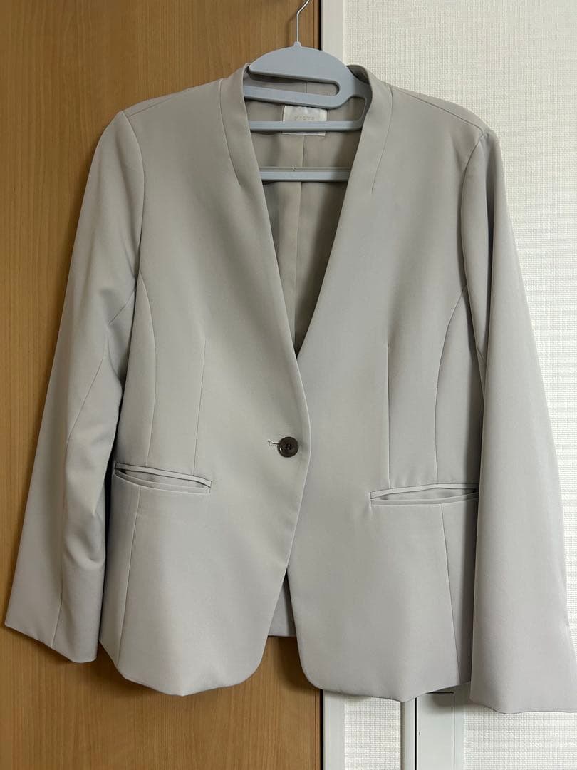 groveパンツスーツ タブデザインワイドパンツ（フルレングスパンツ） | grove（グローブ