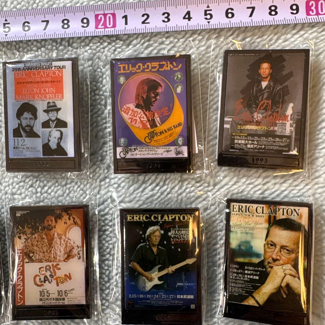 リ*ん様 エリック・クラプトン ピンバッジ（3×4cm）23点