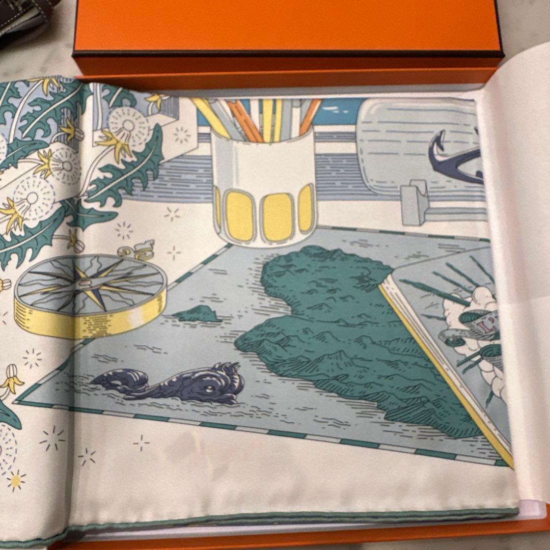 エルメス　2026SS 新作　スカーフ　カレ 90 《エスプリの旅立ち》 新品