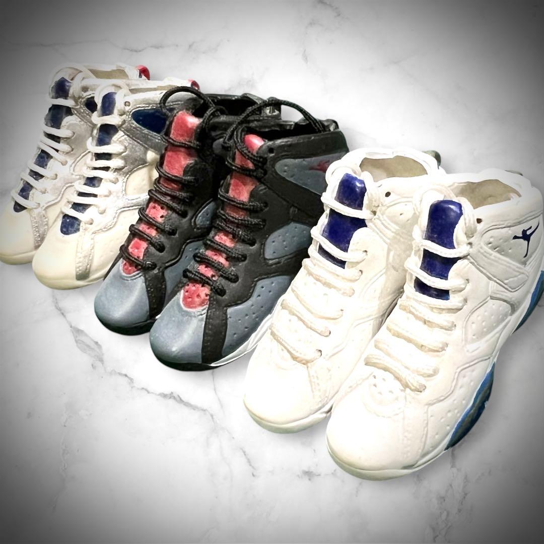 【NIKE】AIR JORDAN 7／3足set／フィギュア／ミニチュア 送料無料】NIKE ミニチュア フィギュア スニーカー 海外雑貨 AIR