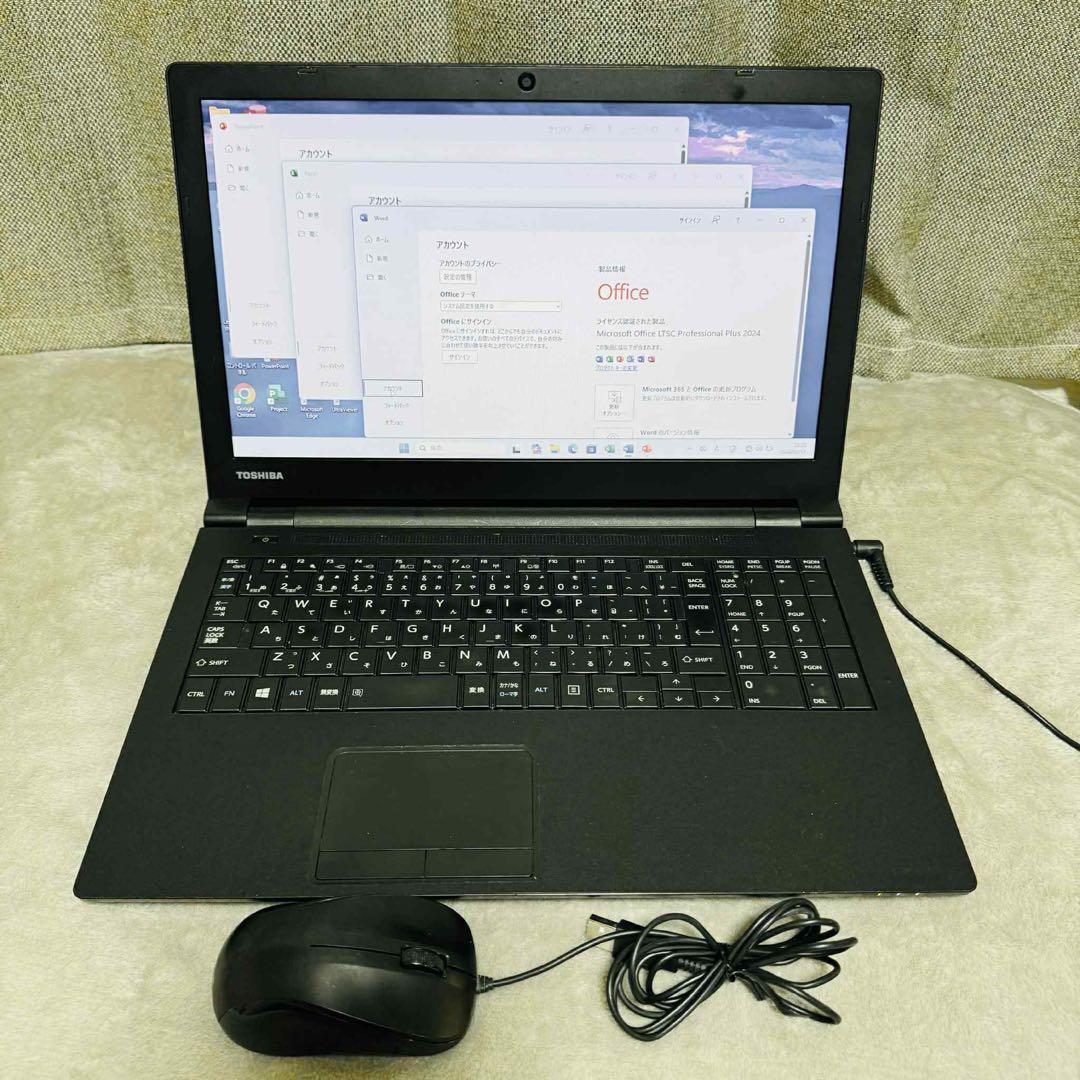 S242 TOSHIBAノートパソコンWEBカメラSSD高速Windows11 - メルカリ