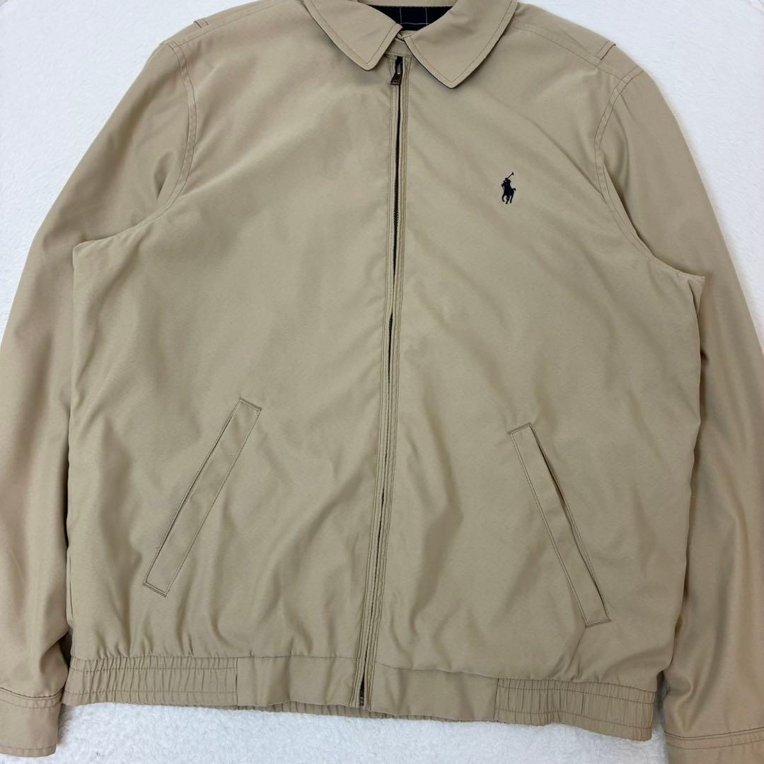 ポロラルフローレン スウィングトップ ベージュ ポニー刺繍 総裏地 S